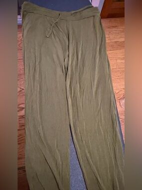 NWOT Olive Green Knix Stretchy Modal Pants size XL